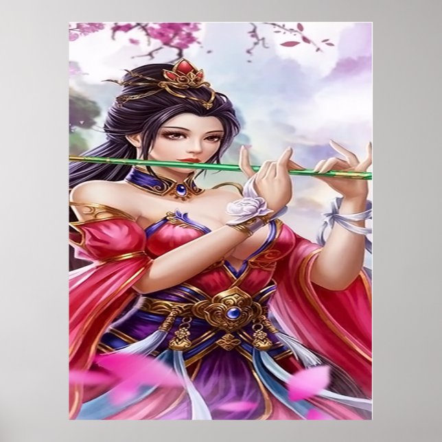 Enchanting Jade Flute Empress Poster (Front)