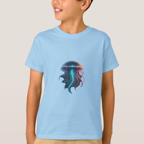 Enchanting Jellyfish A Journey to the Deep T_Shirt