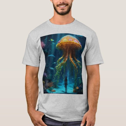  Enchanting Jellyfish Mystical Elegance T_Shirt