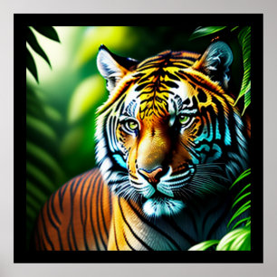Enchanting Jungle Tiger - Fierce And Free Poster