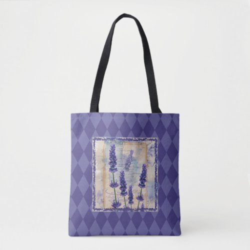 Enchanting Lavender Botanical Tote Bag