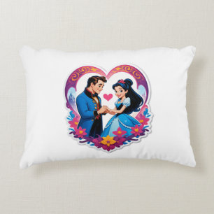 Enchanting Love: A Disney Adventure for Couples Accent Pillow