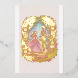 Enchanting Love – Fairy Tale Together Foil Invitation