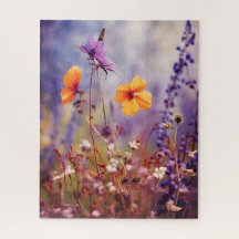 Enchanting meadow in Autumn