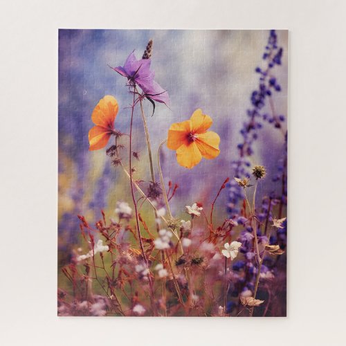 Enchanting meadow in Autumn Jigsaw Puzzle