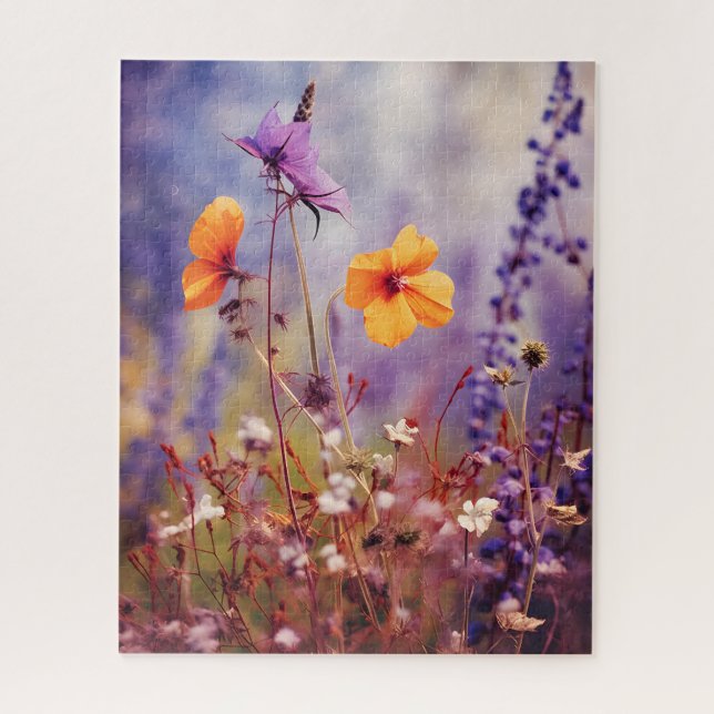 Enchanting meadow in Autumn Jigsaw Puzzle (Vertical)