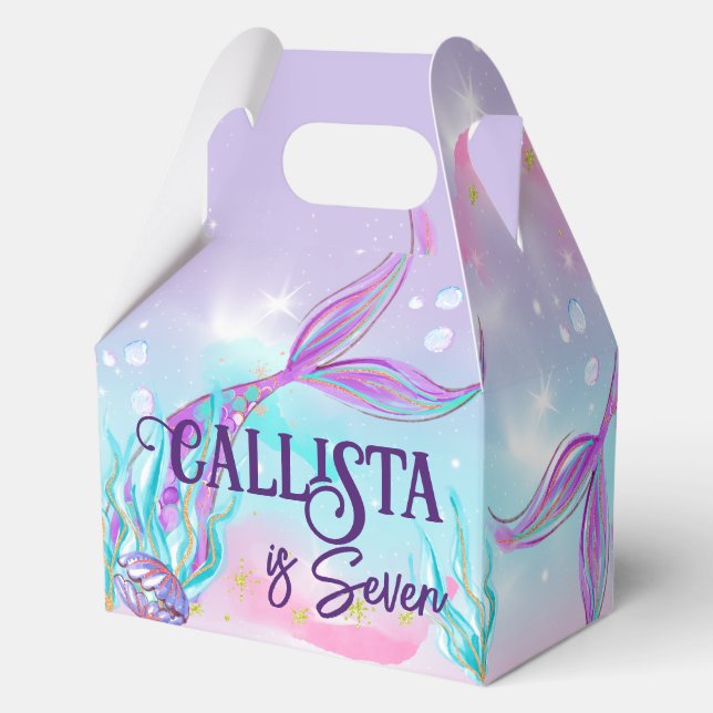Enchanting Mermaid Themed Party Boxes (Front)