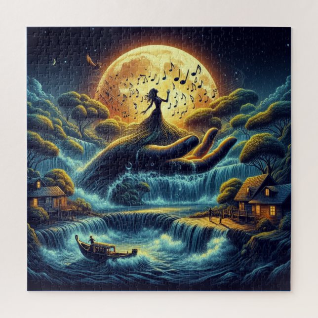 Enchanting Moonlight Serenade Jigsaw Puzzle (Vertical)