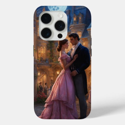 Enchanting Moonlit Encounter _ Realistic Colored P iPhone 15 Pro Case