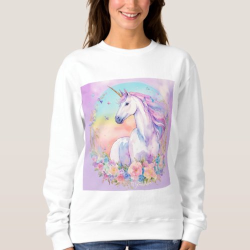 Enchanting Mystical Pastel Junk Journal Whimsica Sweatshirt