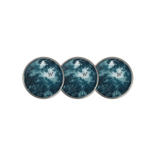 Enchanting Night Forest with Full Moon Personal Golf Ball Marker