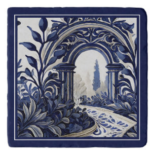 Enchanting Parisian Elegance Ceramic Trivet