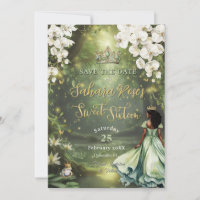 Enchanting Princess & Frog Green Dress Sweet 16