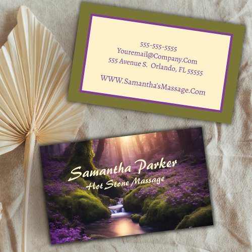 Enchanting Purple Business Card