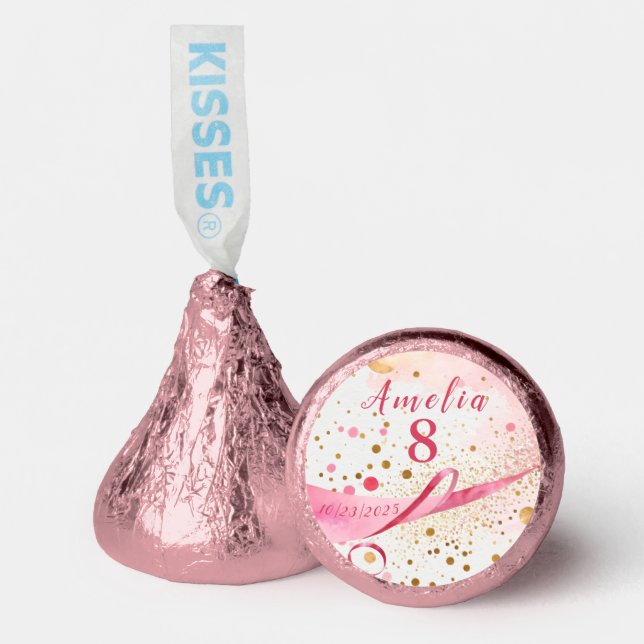 Enchanting Ribbon Birthday Candy Favors for Kids (Front)