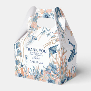 Enchanting Under-the-Sea Thank You Favor Boxes