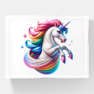 enchanting unicorn paperweight