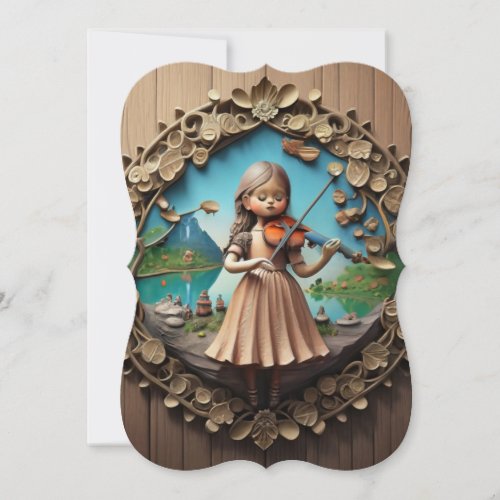 Enchanting Violinist Card