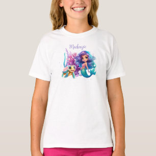 Enchanting Watercolor Mermaid Personalized T-Shirt