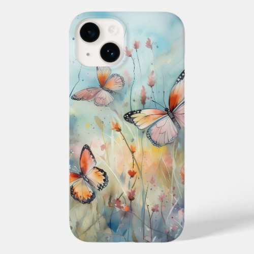 Enchanting Whimsical Butterflies Meadow Phone Case