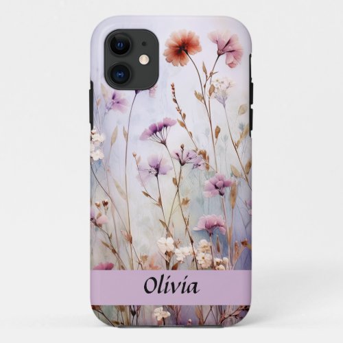 Enchanting Wildflower Symphony iPhone 11 Case