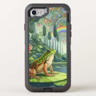 Enchanting William Morris Frog in a Forest OtterBox Defender iPhone SE/8/7 Case