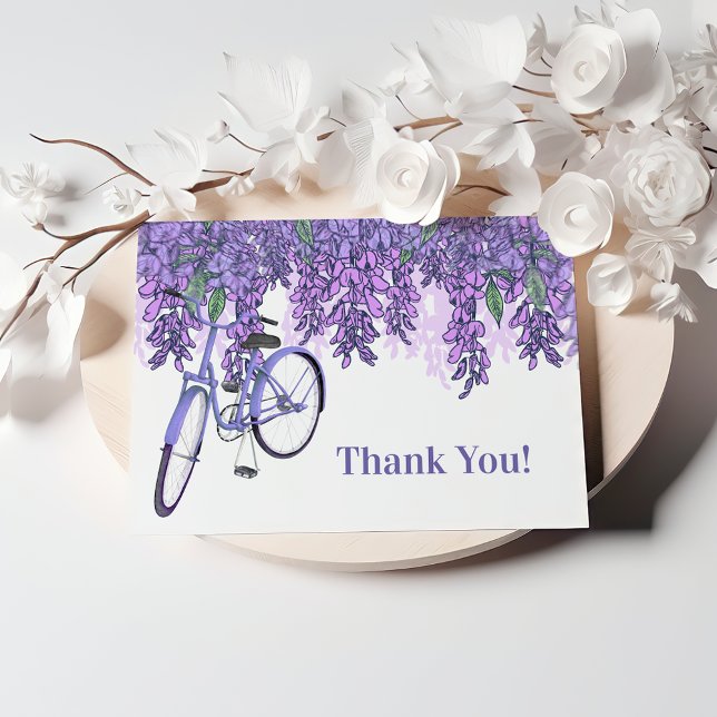 Enchanting Wisteria Bicycle Thank You (Creator Uploaded)