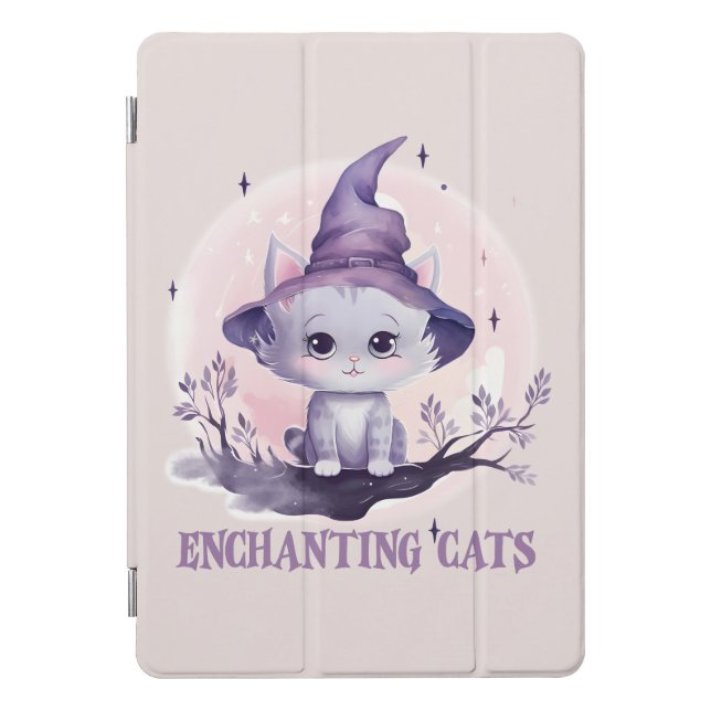 Enchanting Witch Cat iPad Pro Cover (Front)