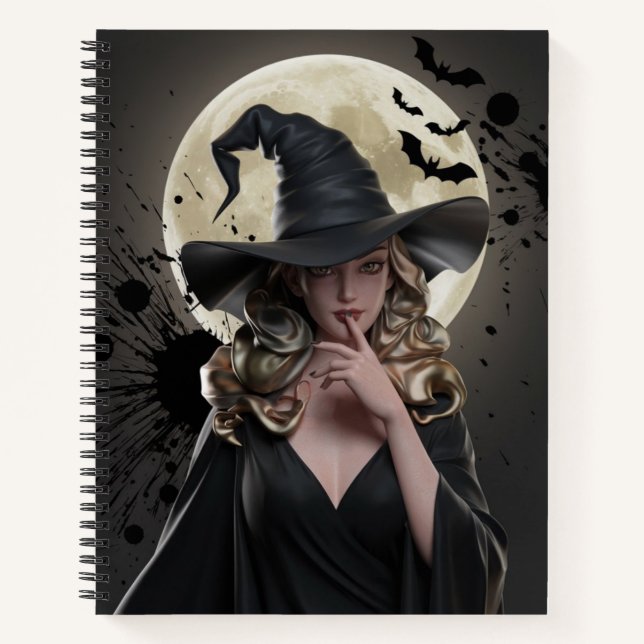 Enchanting Witch Magic Journal (Front)