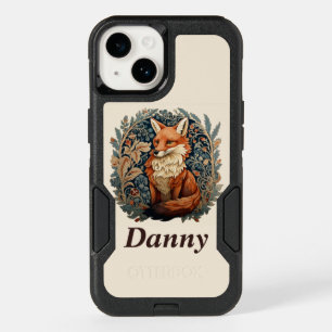 Enchanting Woodland Fox with Custom Name OtterBox iPhone 14 Case