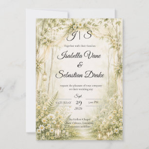 Enchanting Woodland Wedding Invitation