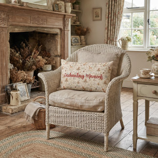 Enchanting Woodlands Animals Lumbar Pillow
