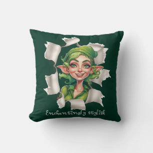 Enchantingly stylish throw pillow
