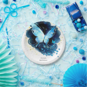 Enchantment Fun Butterfly Birthday Paper Plates
