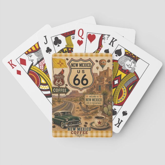Enchantment Route 66 Game Night Poker Cards (Back)