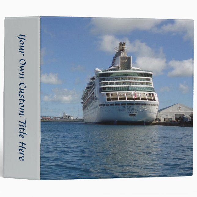 Enchantment Stern Custom 3 Ring Binder (Front/Spine)