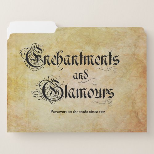 Enchantments and Glamours File Folder