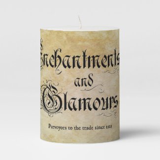 Enchantments and Glamours Pillar Candle