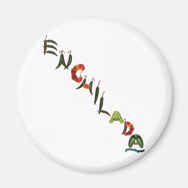 Enchilada Chili Peppers Magnet (Front)