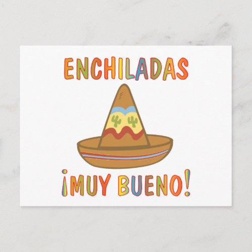 ENCHILADAS POSTCARD