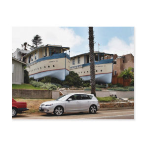 Encinitas Boat Houses Postcard