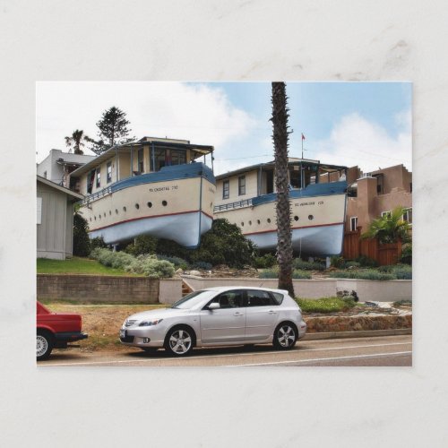 Encinitas Boat Houses Postcard