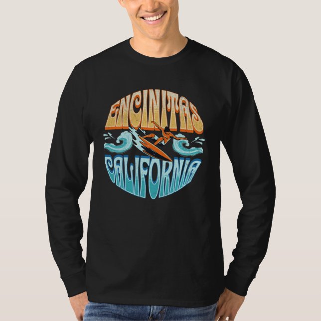 Encinitas California  5 T-Shirt (Front)