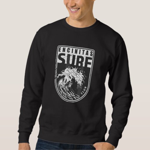 Encinitas California Surf Club Emblem Sweatshirt