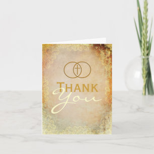 Encircled Cross Thank You Card