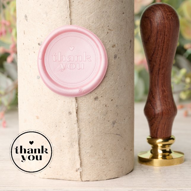 Enclosed Circle Thank You Wedding Business Gift Wax Seal Stamp (Enclosed Circle Thank You Wedding Business Gift Wax Seal Stamp)