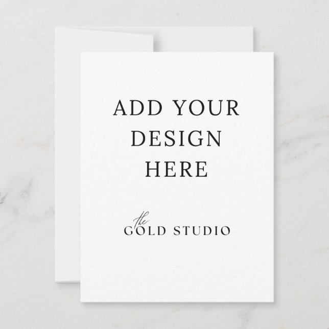 Enclosure Card Blank Template (4.25 x 5.5)  (Front)