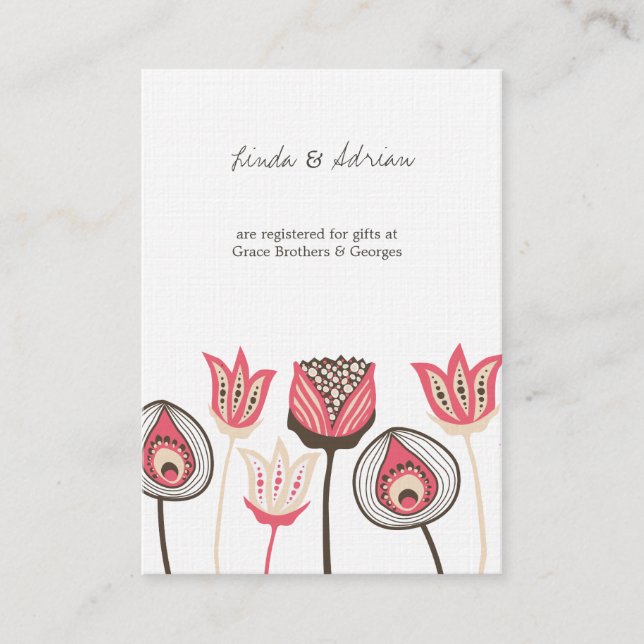 Enclosure Cards Directions Reception Wedding Cards (Front)