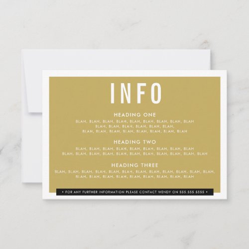 ENCLOSURE DETAIL fun bold block modern black gold