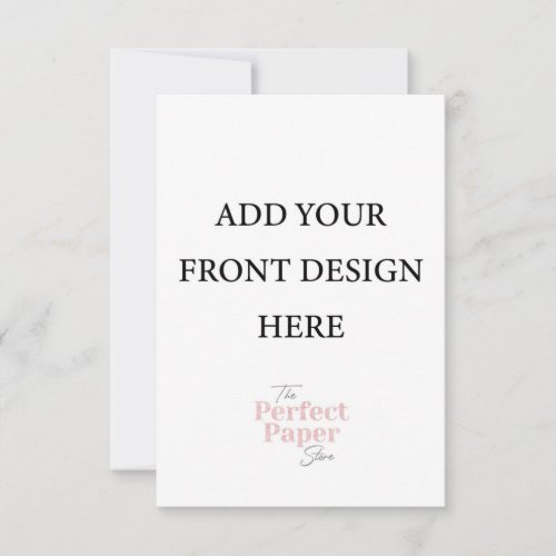 Enclosure or Response Card Template 35 x 5 inch